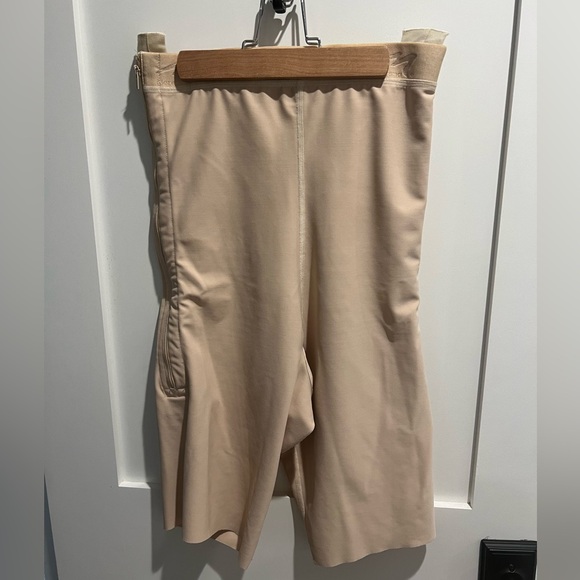 Marena XL High Waist Girdle - Short Length Beige - Picture 6 of 10